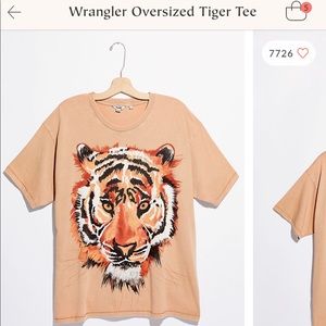 Wrangler oversized tiger tee